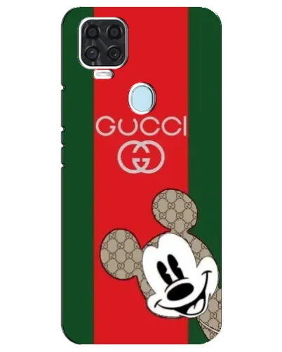 Чехол для ZTE Blade V2020 с картинкой «Gucci — полосы и Микки» Чехол для ZTE Blade V2020 с картинкой «Gucci — полосы и Микки»