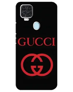 Чехол для ZTE Blade V2020 с картинкой «Gucci — красный логотип»