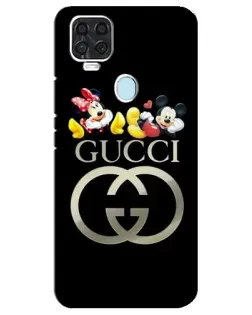 Чехол для ZTE Blade V2020 с картинкой «Gucci — герои Disney»