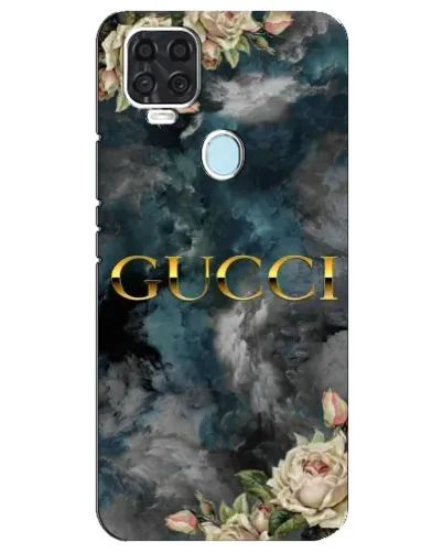 Чехол для ZTE Blade V2020 с картинкой «Абстрактные цветы Gucci» Чехол для ZTE Blade V2020 с картинкой «Абстрактные цветы Gucci»
