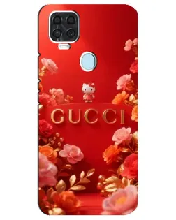 Чехол для ZTE Blade V2020 с картинкой «Gucci — золотой сад»