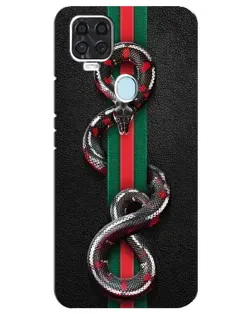 Чохол для ZTE Blade V2020 з картинкою «Gucci — змія на смузі»