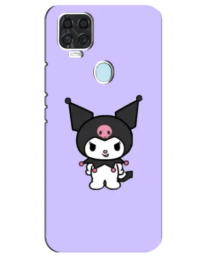 Чехол для ZTE Blade V2020 с картинкой «Kuromi — нежный фиолетовый»