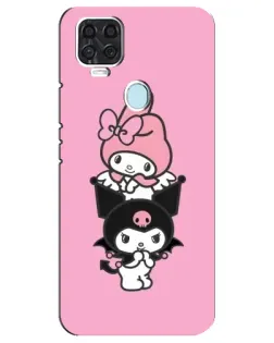 Чехол для ZTE Blade V2020 с картинкой «My Melody и Kuromi»