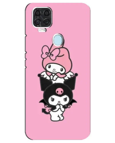 Чехол для ZTE Blade V2020 с картинкой «My Melody и Kuromi»