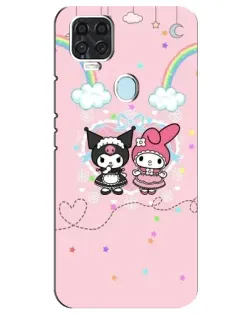 Чехол для ZTE Blade V2020 с картинкой «My Melody и Kuromi»