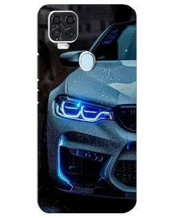 Чехол для ZTE Blade V2020 с картинкой «Взгляд BMW с синими фарами» Чехол для ZTE Blade V2020 с картинкой «Взгляд BMW с синими фарами»