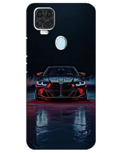 Чехол для ZTE Blade V2020 с картинкой «BMW на мокрой дороге»