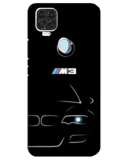 Чехол для ZTE Blade V2020 с картинкой «Минималистичный принт BMW M3»