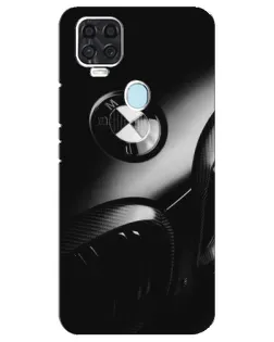 Чехол для ZTE Blade V2020 с картинкой «Эмблема BMW — макро»
