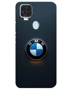 Чехол для ZTE Blade V2020 с картинкой «Логотип BMW — минимализм»