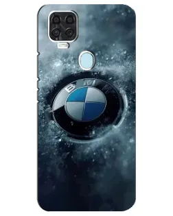 Чохол для ZTE Blade V2020 з картинкою «Логотип BMW — лід»
