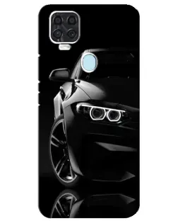 Чохол для ZTE Blade V2020 з картинкою «Чорна BMW — профіль»