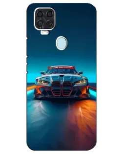 Чохол для ZTE Blade V2020 з картинкою «BMW — вогні неону»