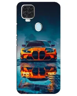 Чохол для ZTE Blade V2020 з картинкою «BMW — золота емблема»