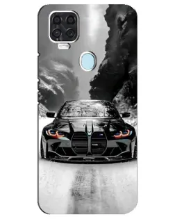 Чохол для ZTE Blade V2020 з картинкою «BMW — акварельний дрифт»