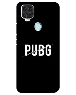 Чохол для ZTE Blade V2020 з картинкою «PUBG — білий логотип»