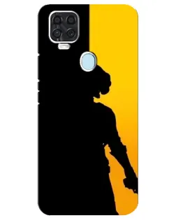 Чохол для ZTE Blade V2020 з картинкою «Тінь воїна PUBG»