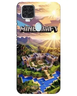 Чехол для ZTE Blade V2020 с картинкой «Minecraft панорама»