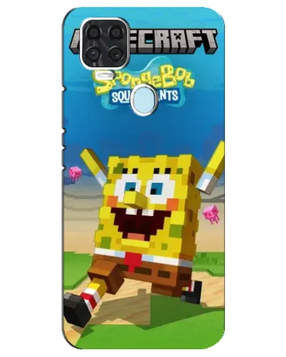 Чехол для ZTE Blade V2020 с картинкой «Губка Боб Minecraft» Чехол для ZTE Blade V2020 с картинкой «Губка Боб Minecraft»