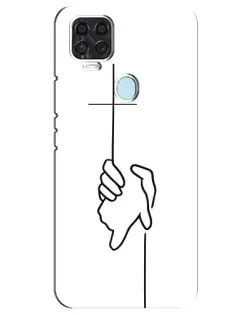 Чохол для ZTE Blade V2020 з картинкою «Рука тримає»