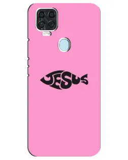 Чохол для ZTE Blade V2020 з картинкою «Рожевий символ Jesus»