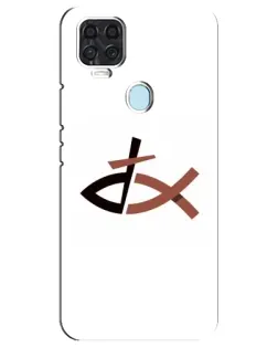 Чохол для ZTE Blade V2020 з картинкою «Риба та хрест»