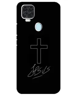 Чохол для ZTE Blade V2020 з картинкою «Графічний хрест Jesus»