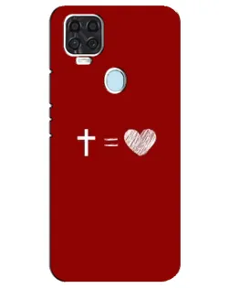 Чохол для ZTE Blade V2020 з картинкою «Рівняння любові»