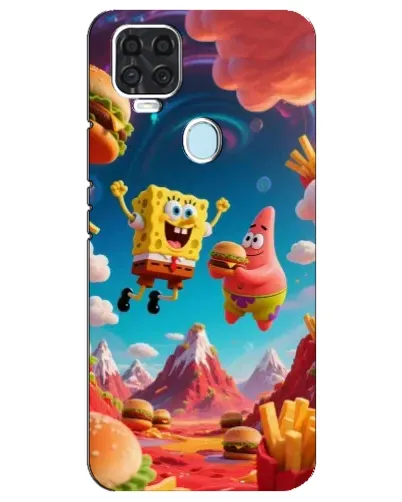 Чехол для ZTE Blade V2020 с картинкой «Космический фастфуд» Чехол для ZTE Blade V2020 с картинкой «Космический фастфуд»