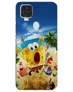 Чехол для ZTE Blade V2020 с картинкой «Развлечения на пляже»