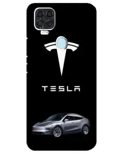 Чехол для ZTE Blade V2020 с картинкой «Tesla Model Y»