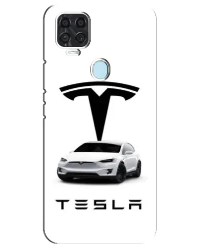 Чехол для ZTE Blade V2020 с картинкой «Tesla White Style» Чехол для ZTE Blade V2020 с картинкой «Tesla White Style»