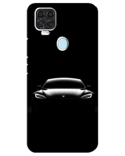 Чехол для ZTE Blade V2020 с картинкой «Фары Tesla Night»
