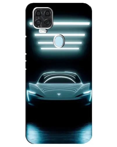 Чехол для ZTE Blade V2020 с картинкой «Tesla в неоне» Чехол для ZTE Blade V2020 с картинкой «Tesla в неоне»