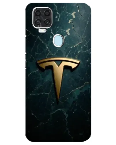 Чехол для ZTE Blade V2020 с картинкой «Мраморная Tesla Gold» Чехол для ZTE Blade V2020 с картинкой «Мраморная Tesla Gold»