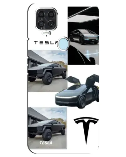 Чехол для ZTE Blade V2020 с картинкой «Коллаж Cybertruck Tesla» Чехол для ZTE Blade V2020 с картинкой «Коллаж Cybertruck Tesla»