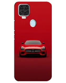 Чехол для ZTE Blade V2020 с картинкой «Красный Mercedes AMG»
