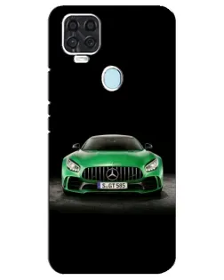 Чехол для ZTE Blade V2020 с картинкой «Mercedes — неоновый лого»
