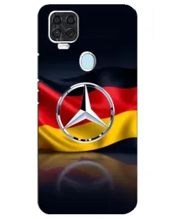 Чехол для ZTE Blade V2020 с картинкой «Mercedes — флаг Германии»