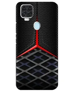Чехол для ZTE Blade V2020 с картинкой «Mercedes Carbon Grid»