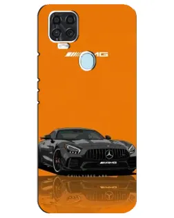 Чехол для ZTE Blade V2020 с картинкой «Оранжевый Mercedes AMG»