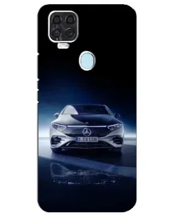 Чехол для ZTE Blade V2020 с картинкой «Ночной Mercedes EQ»
