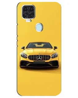 Чехол для ZTE Blade V2020 с картинкой «Желтый Mercedes GT»