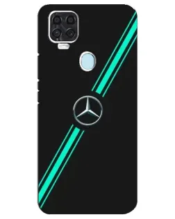 Чохол для ZTE Blade V2020 з картинкою «Спортивні лінії Mercedes»