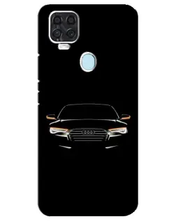 Чехол для ZTE Blade V2020 с картинкой «Audi — ночной контур»