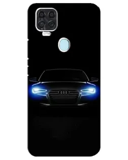 Чехол для ZTE Blade V2020 с картинкой «Audi в неоне»