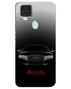 Чехол для ZTE Blade V2020 с картинкой «Audi — градиентный контур»