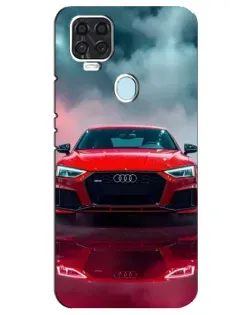 Чехол для ZTE Blade V2020 с картинкой «Audi RS — красный стиль»