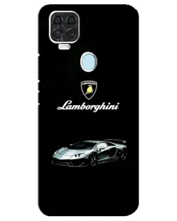 Чехол для ZTE Blade V2020 с картинкой «Логотип Lamborghini классика»